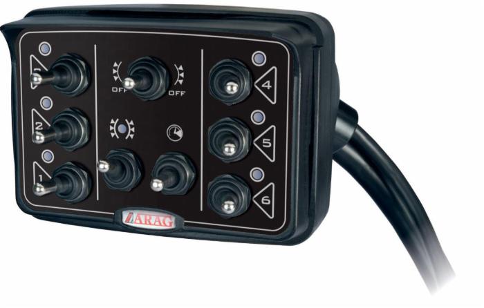 Scatola di comando a 4 sezioni per atomizzatori