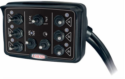 Scatola di comando a 4 sezioni per atomizzatori