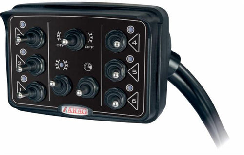 Scatola di comando a 4 sezioni per atomizzatori