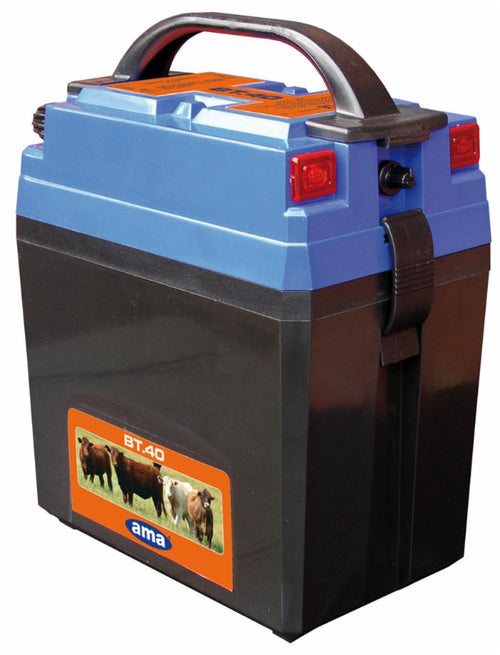 Elettrificatore per recinti Ama BT40 a batteria da 9/12 V