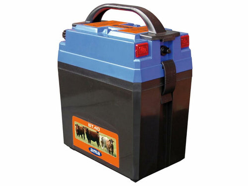 Elettrificatore per recinti Ama BT40 a batteria da 9/12 V Confezione da 1pz