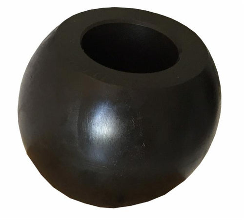 Rotula per ganci inferiori Ø 64x45mm con foro Ø 37mm Black Line confezione da 2 pezzi