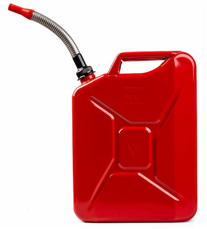 Tanica in metallo da 20 lt rossa