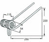 Dente Seminatrice Posteriore Gaspardo 18904190 Filo 8 confezione da 6 pezzi