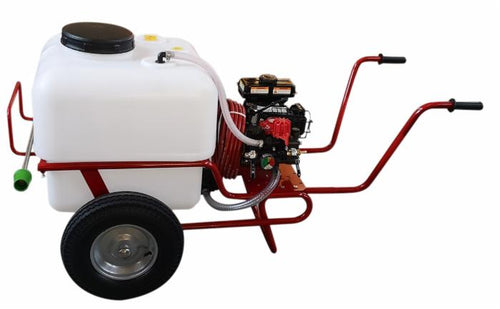 Carrello a 2 ruote con serbatoio 120 litri e pompa irrorazione
