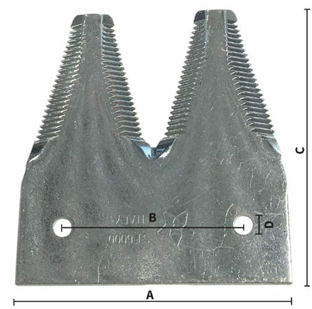 Sezione doppia per lama pomodori confezione da 10 pezzi