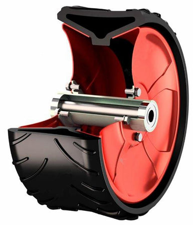 Ruota completa di cerchio 370x165mm adattabile a a Maschio