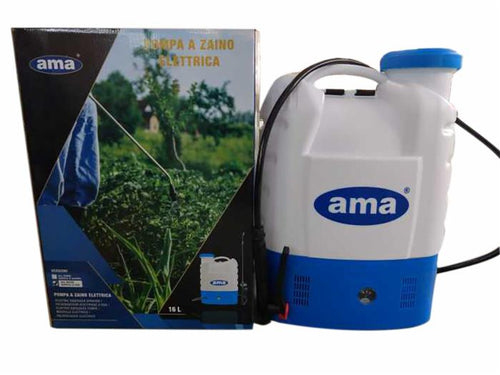 Pompa a spalla da 16 lt con batteria