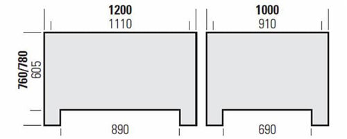Contenitore rinforzato chiuso 1200X1000X760