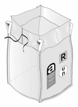 Sacco big bag Onu omologato per rifiuti