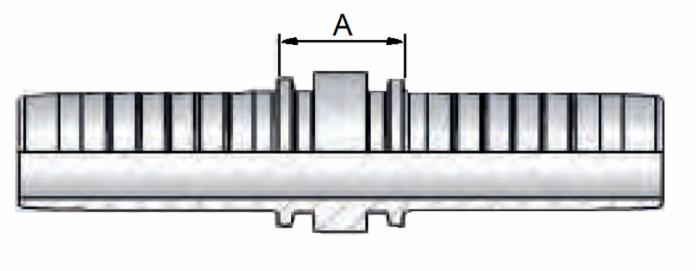 Giunzione per tubi flessibili da 3/4"