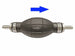 Pompa di adescamento gasolio Ø 10mm con attacchi dritti Confezione da 2pz