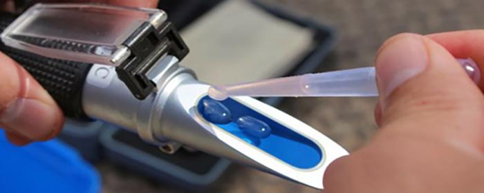 Rifrattometro in scala 0-32% Brix