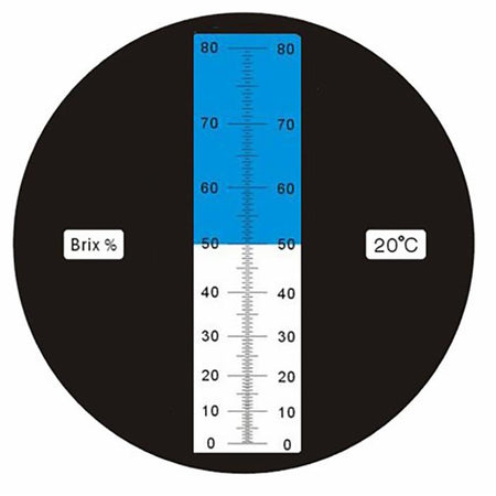 Rifrattometro in scala 58-90% Brix
