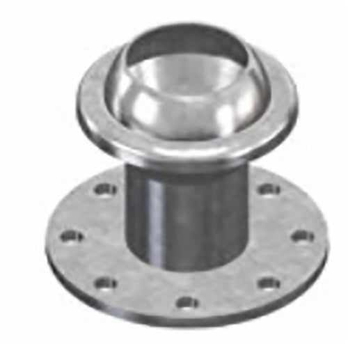 Semigiunto sferico maschio Ø 150 con flangia DN150