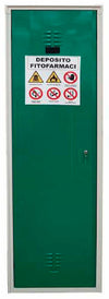 Armadio per fitosanitari a 1 anta 60x40x180cm