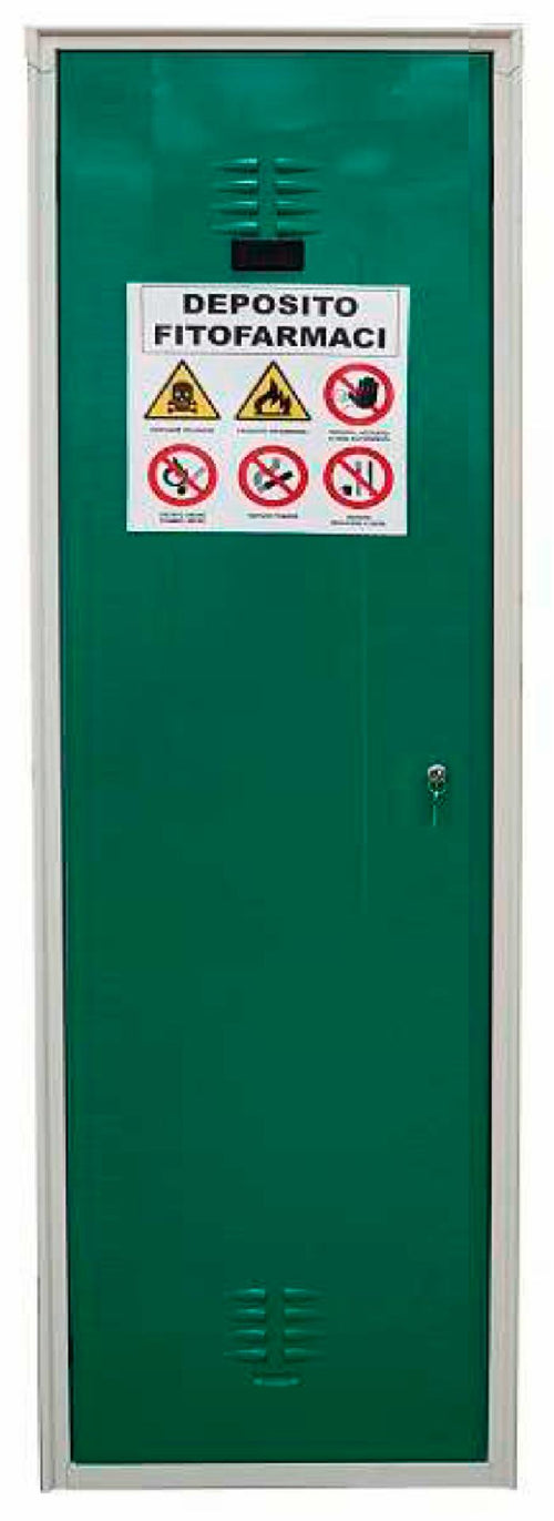 Armadio per fitosanitari a 1 anta 60x40x180cm