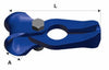 Gancio girevole fune-catena G100 per catena Ø 7/8mm lunghezza 140mm