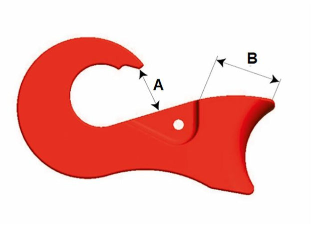 Gancio per fune metallica G80 Ø 8/13mm