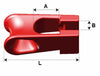 Guida gancio girevole G80 per fune