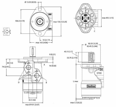 Motore orbitale OMP X 32