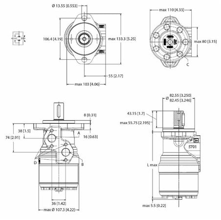 Motore orbitale OMR X 100
