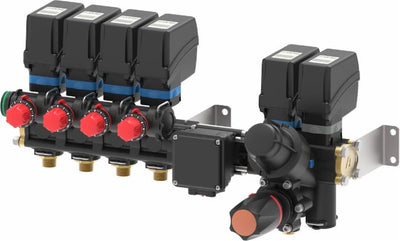 Gruppo di comando per atomizzatore a 4 vie adattabile ad Arag 881B14254B