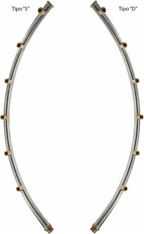 Asta atomizzatore curva Ø ventola 800mm e raggio 445mm