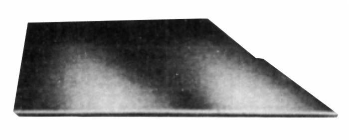 Vomere corpi a scalpello adattabile Nardi 1CS 43 non forato sx