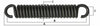 Molla tiller 383mm con gancio aperto Ø 12mm adattabile Nardi