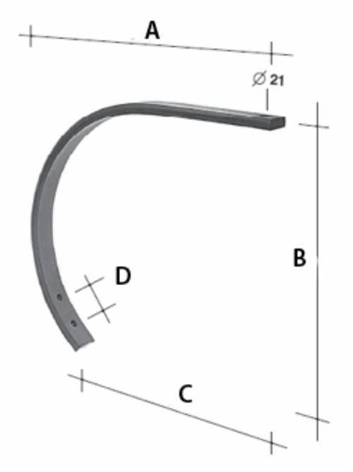 Molla chisel monolama 55x20mm