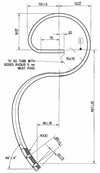 Molla flex con 2 fori interasse 45mm 45x12mm
