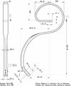 Molla flex 45x12mm con 2 fori interasse 30mm