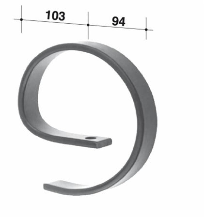 Rinforzo molla dritta 32x10/12mm adattabile Kongskilde ed Eva