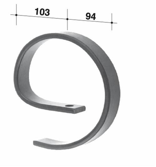 Rinforzo molla dritta 32x10/12mm adattabile Kongskilde ed Eva