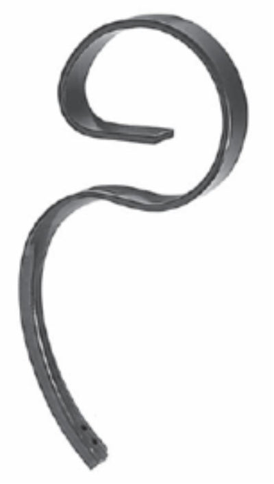 Molla flex 45x12mm con 2 fori interasse 30mm