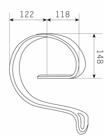 Rinforzo per molla 60x12mm