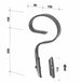 Molla flex diritta con vomere 32x10mm
