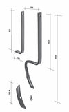 Molla rompitraccia senza vomere 32x10mm 695mm