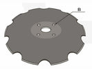 Disco frangizolle base piana Ø 510mm sp. 5mm Confezione da 1pz
