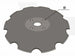 Disco frangizolle base piana Ø 510mm sp. 5mm Confezione da 1pz