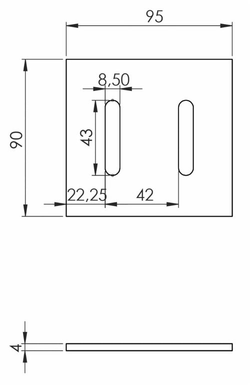 Raschietto per frangizolle adattabile Maschio sp. 4mm