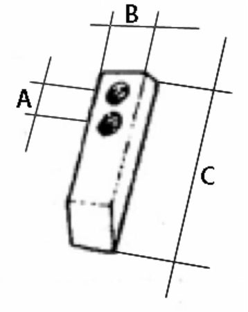 Vomerino per ancora dissodatore da 130 CP2800-CP2806