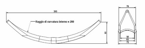 Vomere LAET L373 per ancora tiller modello Spagna n.6