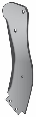 Ancora ripuntatore curva sinistra per copriancora 1 foro