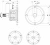 Mozzo frangizolle Skf 4 fori Ø 28mm