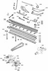 Dentiera 12 denti a testa tranciata lunghezza 1,82 mt adattabile a Gribaldi e amp, Salvia Superior 72