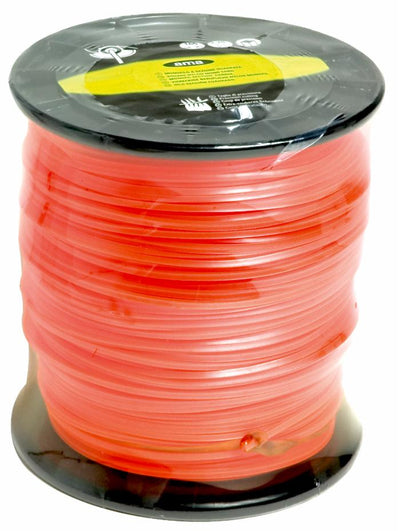 Filo per decespugliatore da 45m sezione quadrata Ø 6mm