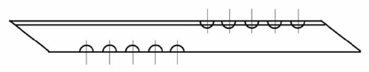 Scalpello adattabile Gherardi 50X50 dx