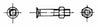 Bullone tspqst 120° M14x50 con dado
